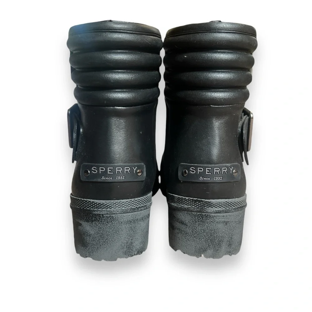 SPERRY AERIAL BECK WATERPROOF RAINBOOTS Black MOTO